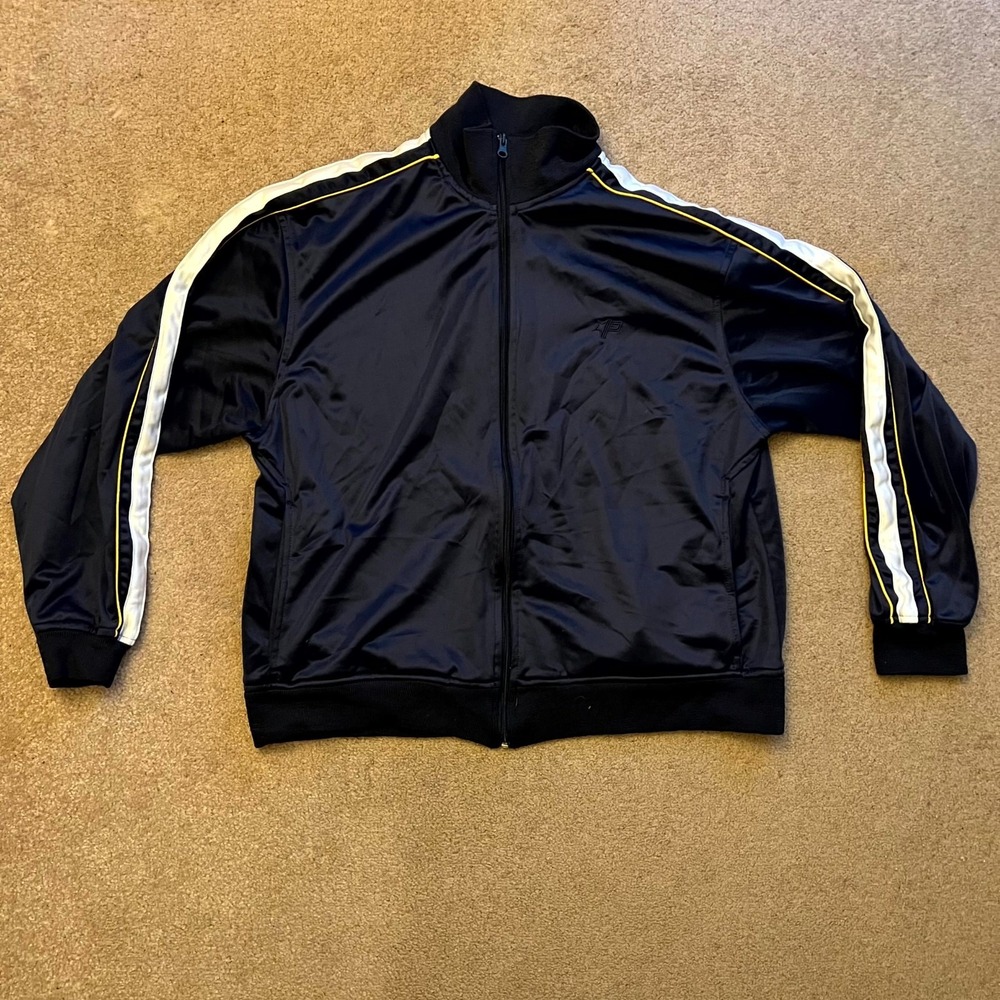 Proz Wear Track Jacket Mens L Navy Blue Long Sleeve Running Training Full Zipper